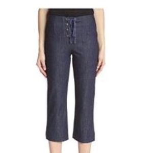 COPY - NEW LUCCA COUTURE S LACE-UP DENIM JEANS M